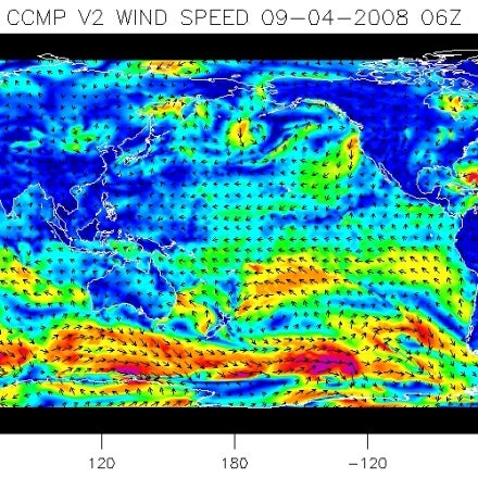 CCMP: Cross-Calibrated Multi-Platform wind vector analysis