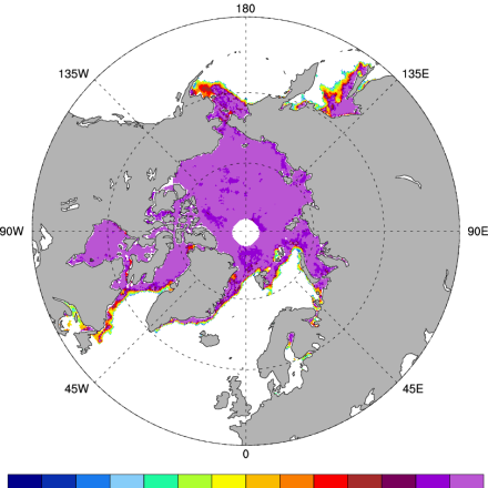 Arctic sea ice: Climate Data Record