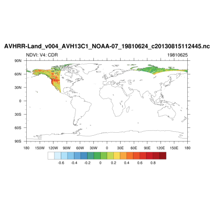 NDVI; CDR; June 25, 1981