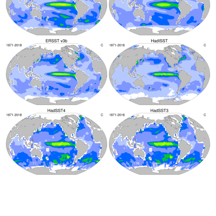 intyerannual standard deviation of SST (created with NCAR Climate Variability Diagnostics Package)