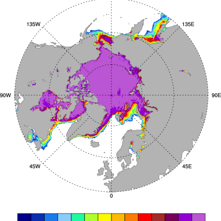 Sea Ice Concentration data from AMSR-E, AMSR2 & SSMIS, U Bremen and U Hamburg ASI algorithm